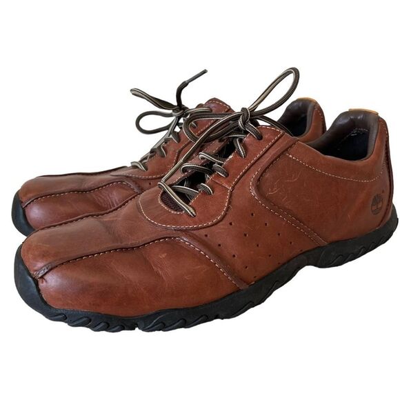 TIMBERLAND Lexington 55518 Brown Leather Lace up Men’s Shoes 11 main image 14